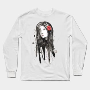 Wild dripping girl Long Sleeve T-Shirt